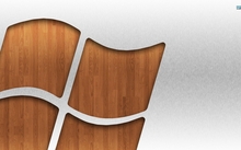 wood microsoft windows logos brushed 1920x1080 wallpaper 